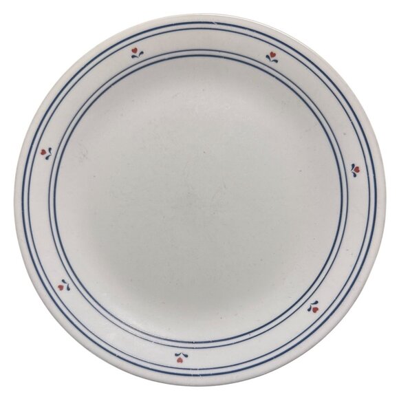 Corelle By Corning 10.25" Country Hearts Dinner Plate Microwavable Made In USA - Picture 1 of 5